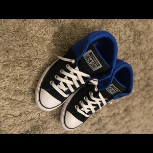 Converse blue, black and white size 5 sneakers